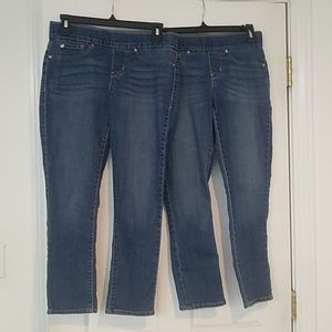 Levi's modern pull-on cropped jeans
